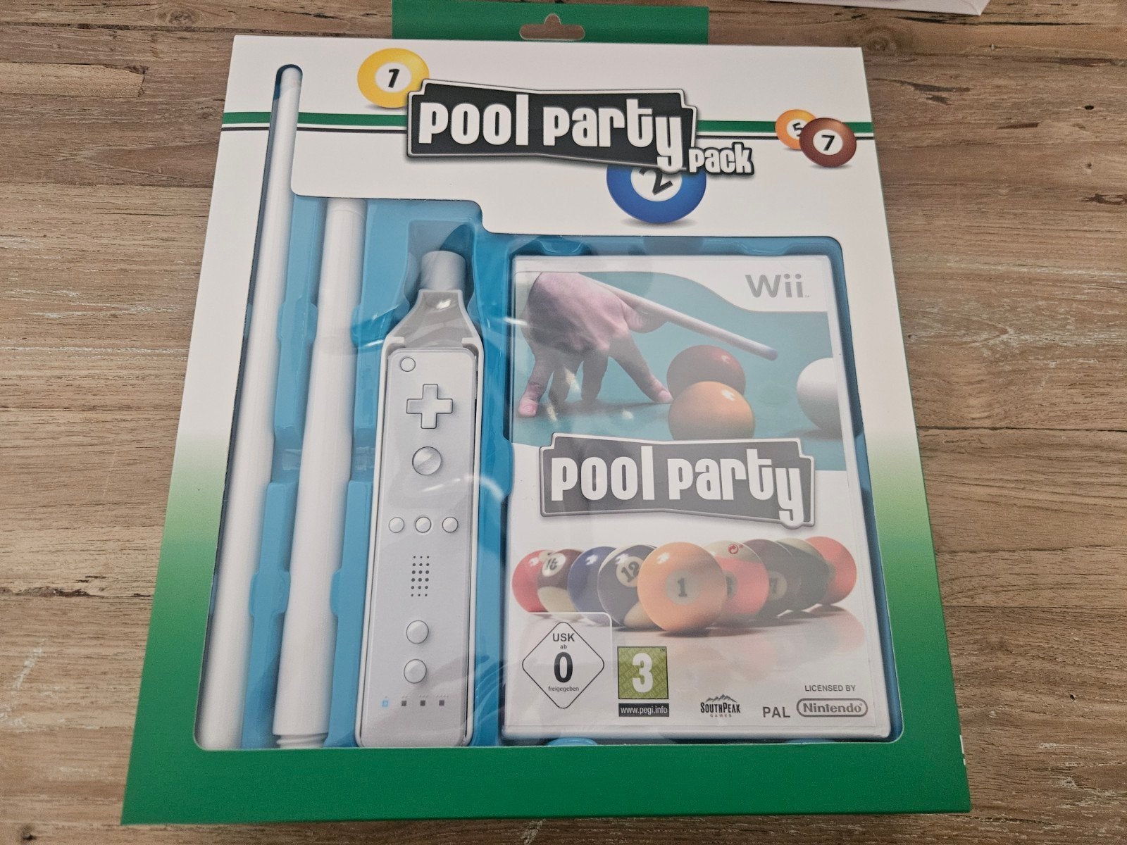 Wii Pool Party Pack - Biljartplezier voor jong en oud!, Ophalen of Verzenden, Vanaf 3 jaar, Sport, 2 spelers