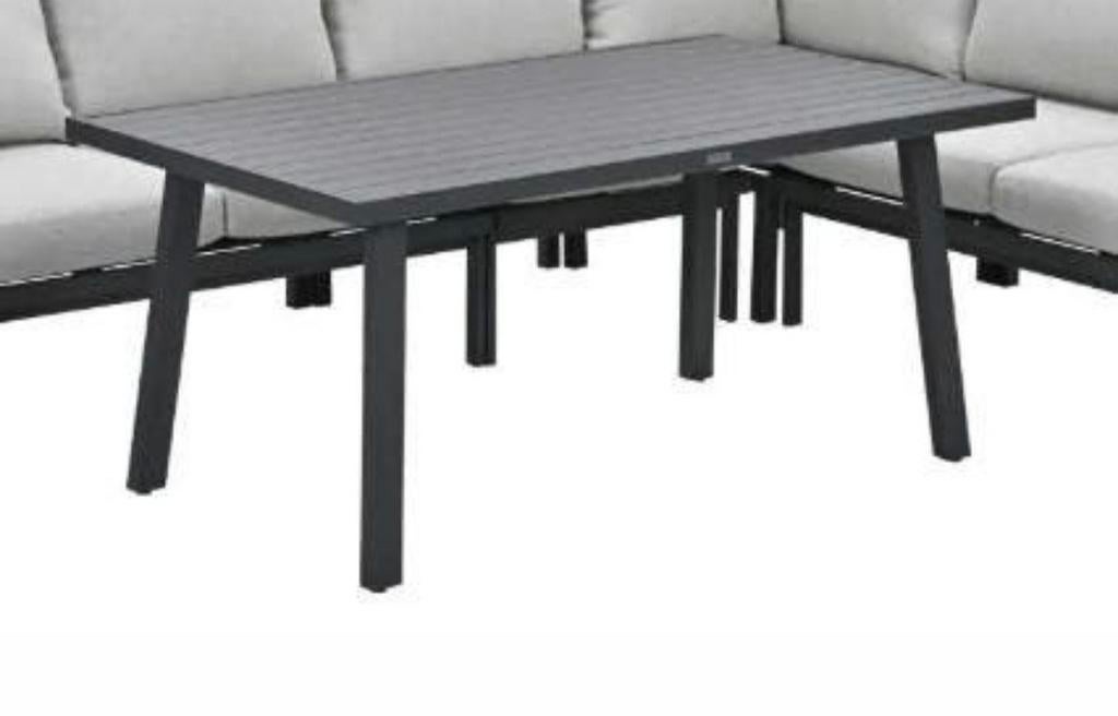 Tuintafel lichtgewicht Antracietgrijs, Ophalen, Nieuw