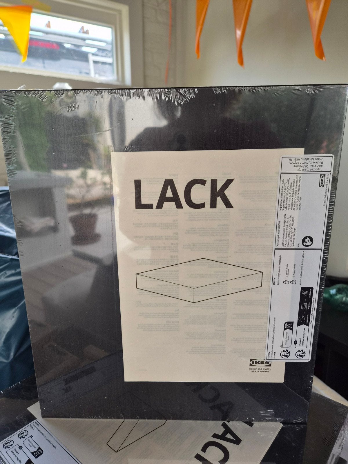 5x IKEA LACK wandplank 30x26 cm zwart - Nieuw in verpakking, Ophalen, Nieuw