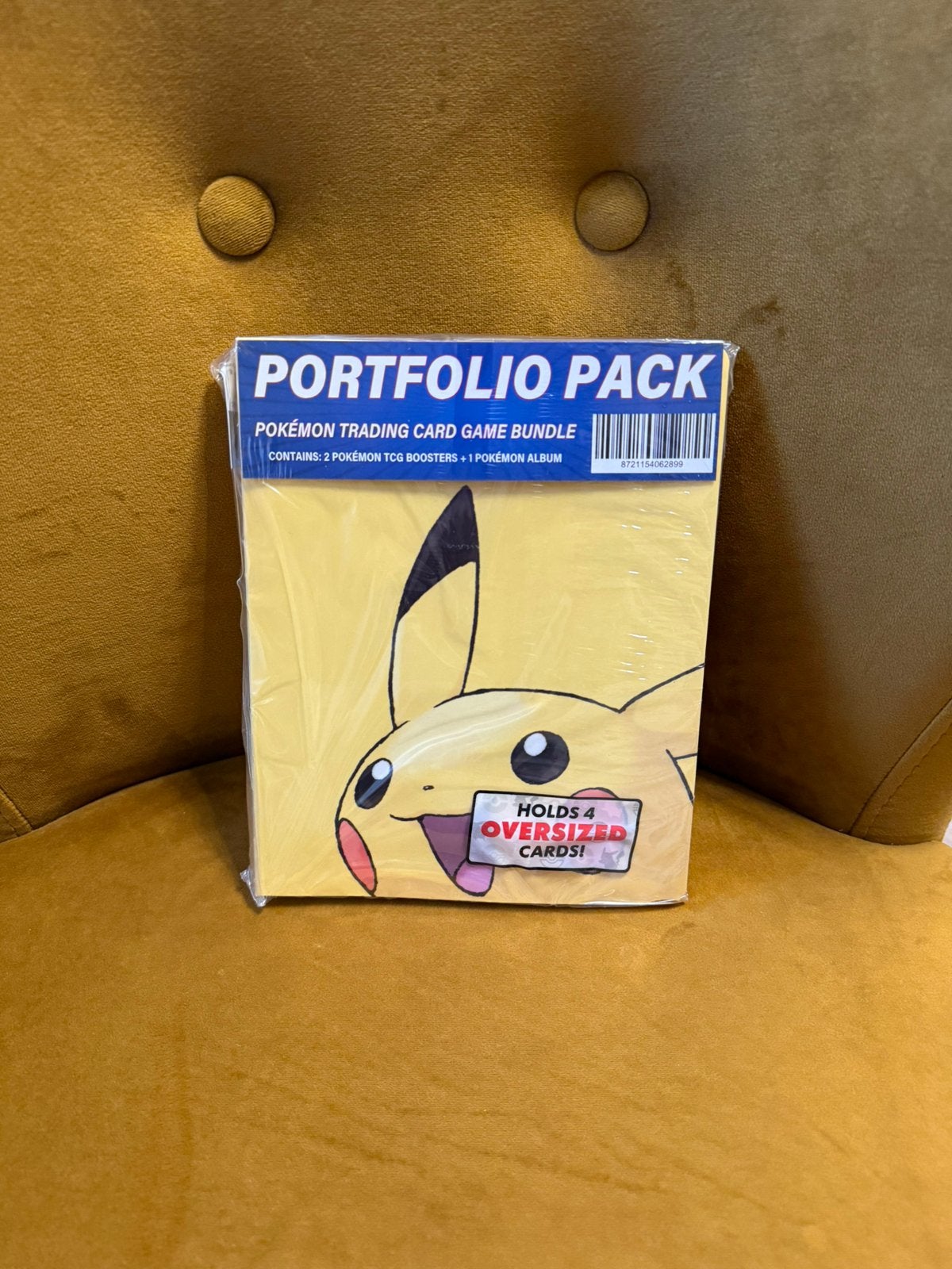Pokémon Pikachu 4-Pocket Portfolio met Booster Packs, Ophalen of Verzenden, Nieuw