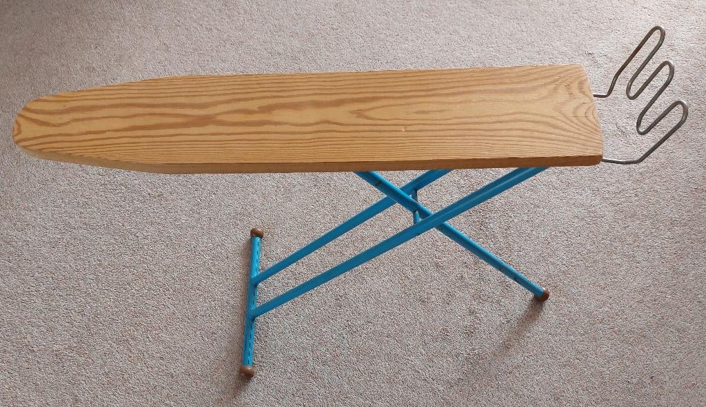 oud (antiek) kinderstrijkplankje metalen frame -houten plank, Ophalen, Overige typen