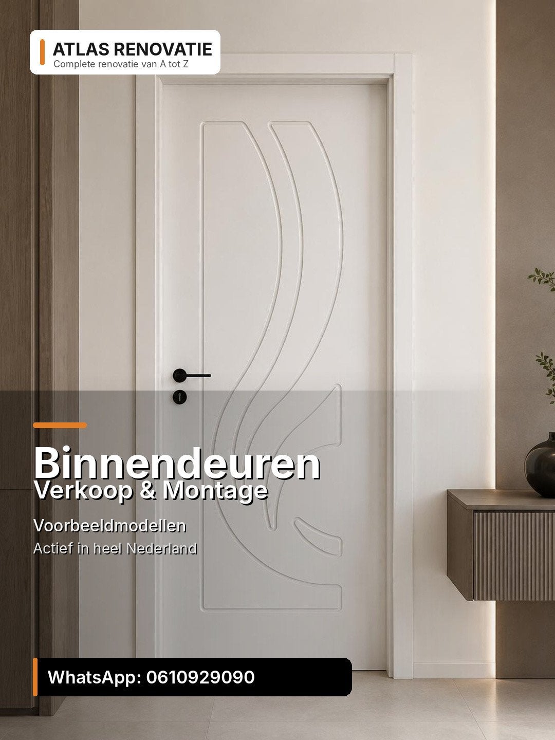 Binnendeuren Compleet incl. Montage vanaf €370, 80 tot 100 cm, Binnendeur, Nieuw, Ophalen of Verzenden