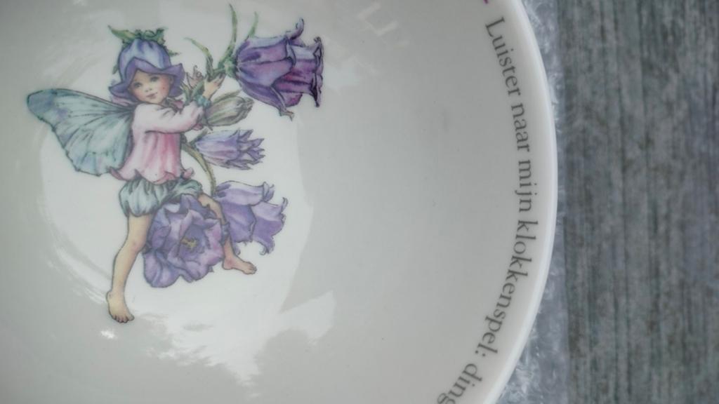 Het Mariëtte-Klokje Kom - Flower Fairies, Ophalen of Verzenden, Zo goed als nieuw, Porselein