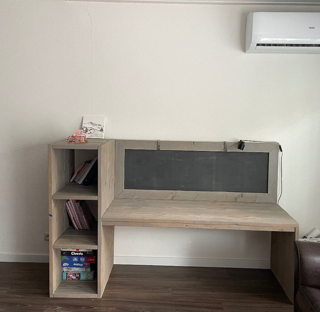 Kinderbureau 190*120*60 met twee stoelen, Ophalen, Zo goed als nieuw, Overige typen