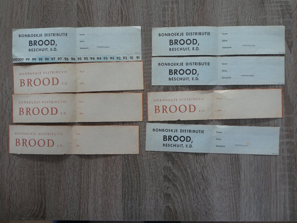 Brood en beschuit bonnen, Verzamelen, Ophalen of Verzenden, Overige soorten, Nederland, Overige typen
