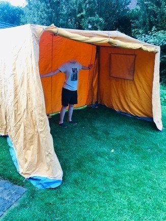 Amescador retro vintage tent, Ophalen, Gebruikt