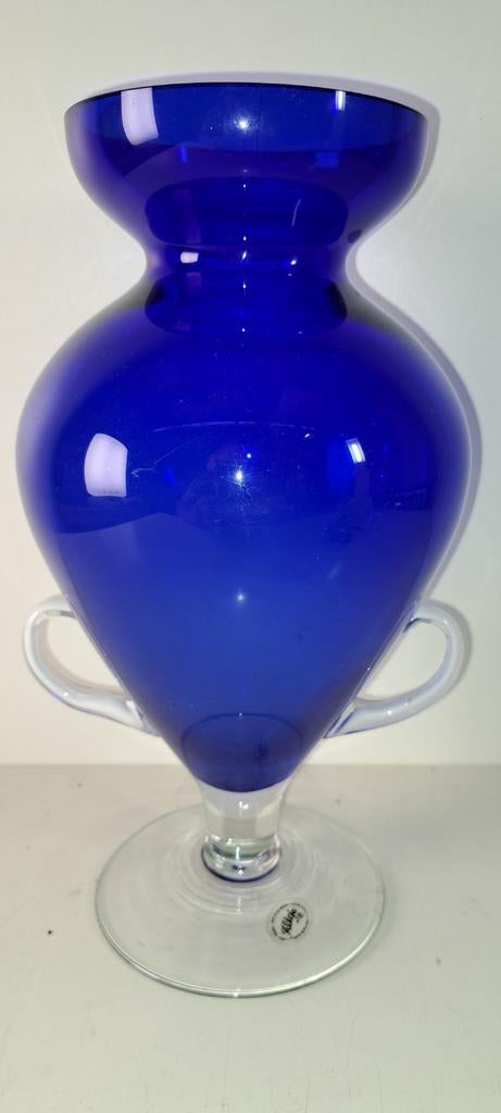 Alicja Glass Vaas - Handgemaakt in Polen - 16 x 28 cm, Antiek en Kunst, Ophalen of Verzenden