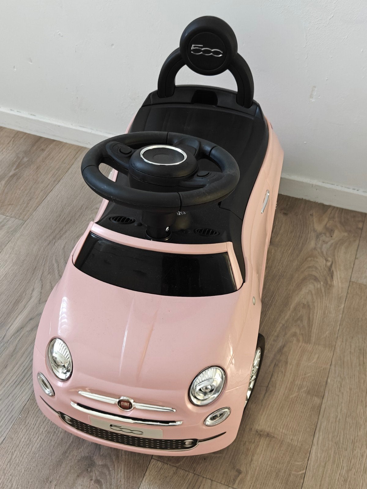 Roze Fiat 500 Loopauto voor Kinderen, Kinderen en Baby's, Ophalen, Zo goed als nieuw, Loopvoertuig