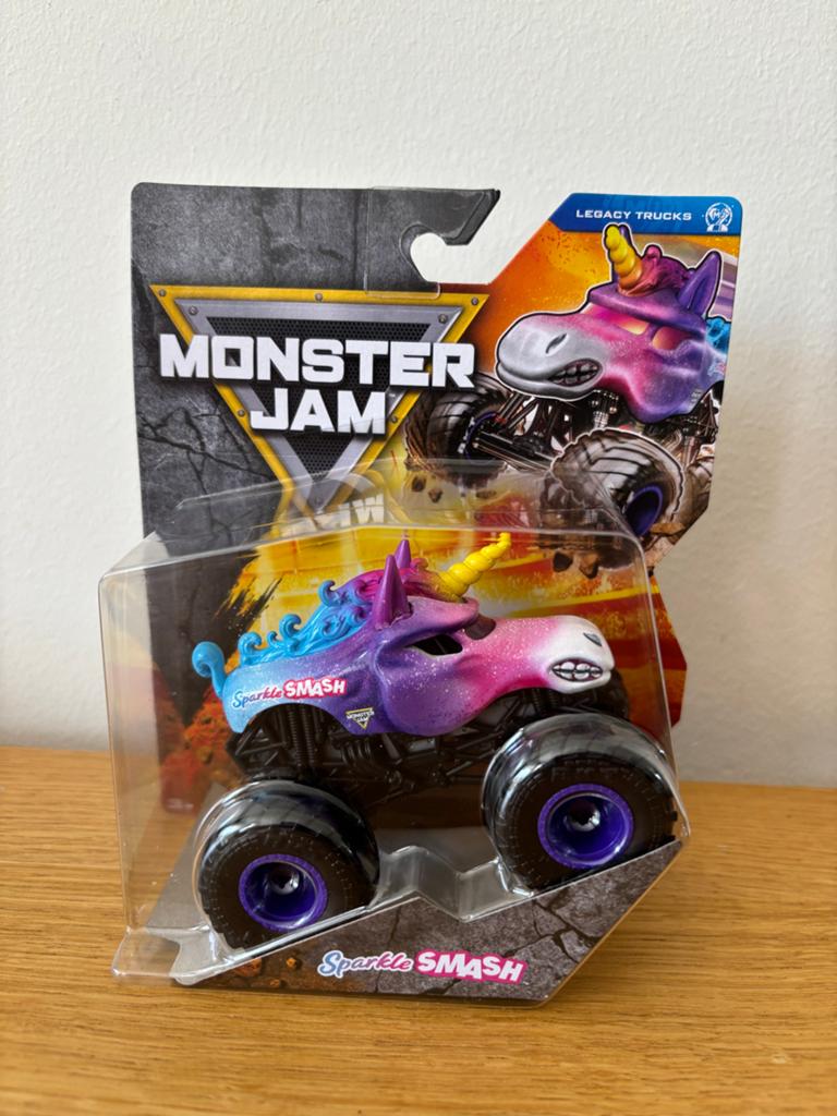 Monster Jam Sparkle Smash 1:64 - Zeldzaam, Ophalen of Verzenden, Nieuw