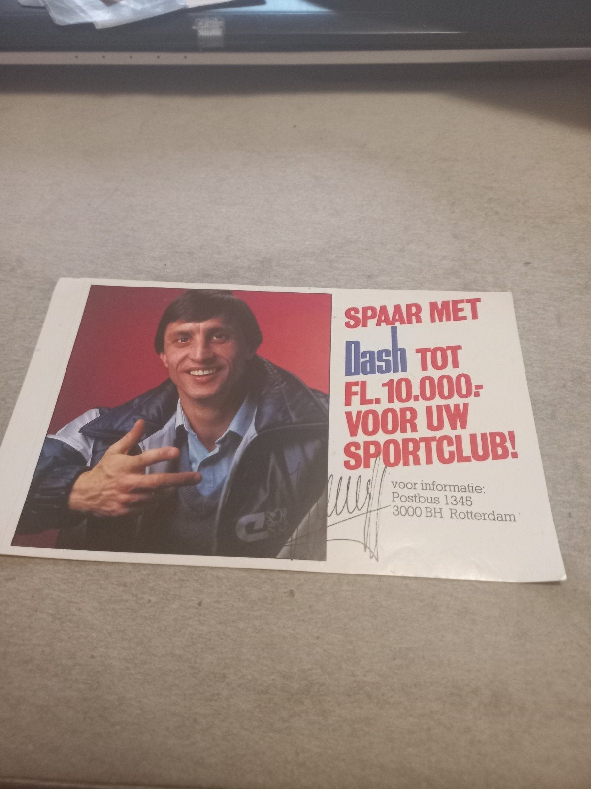 John Cruyff  en dash, Ophalen of Verzenden, Zo goed als nieuw