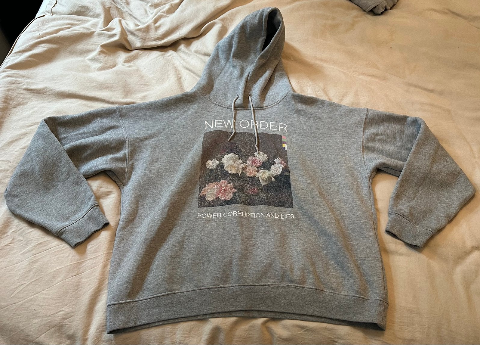Sandro Paris Power Corruption & Lies hoodie grijs maat L, Maat 52/54 (L), Ophalen of Verzenden, Zo goed als nieuw, Sandro
