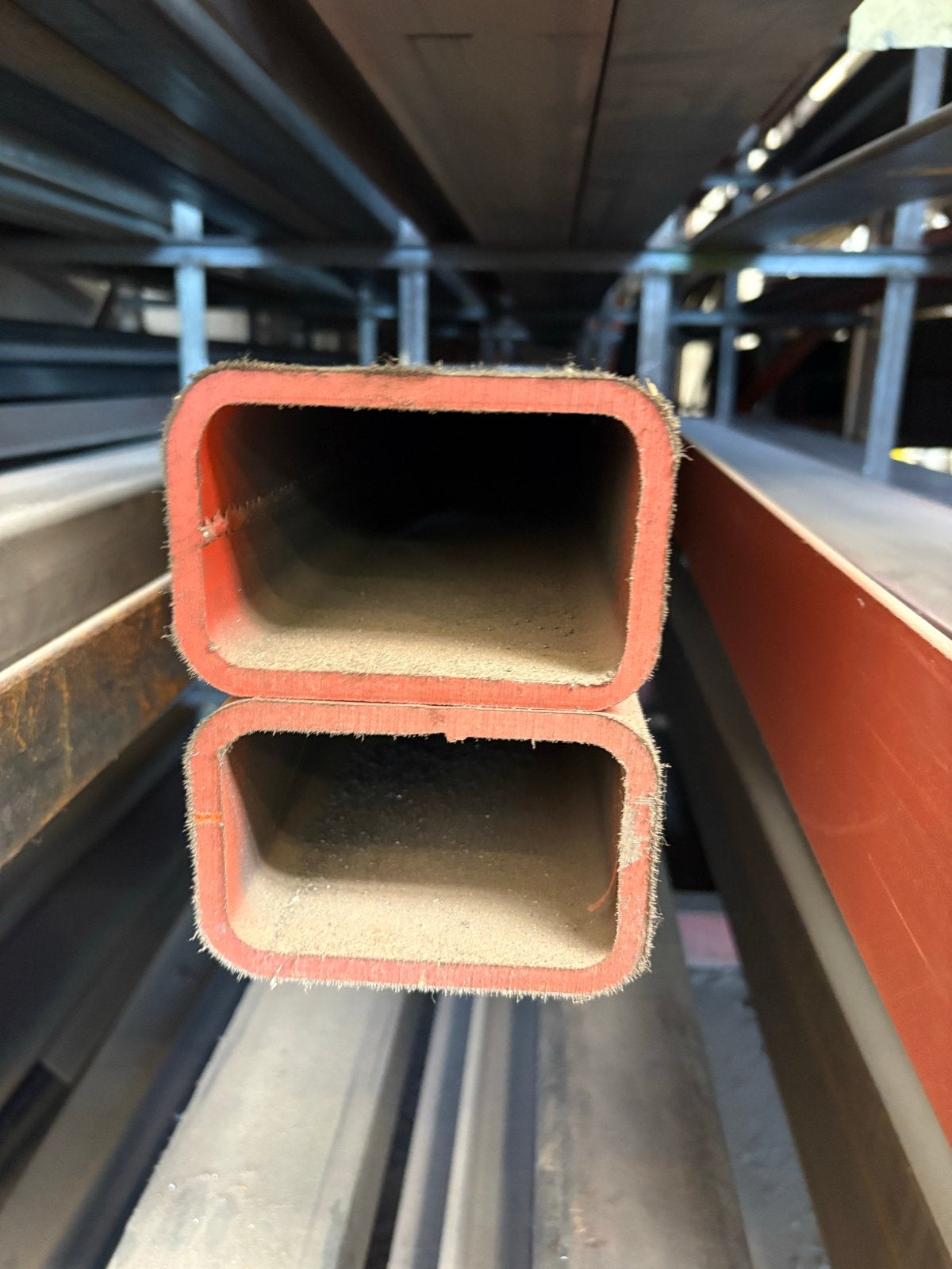 Koker 120x80x8 mm - gestraald en gemenied 6 meter lengte, Doe-het-zelf en Verbouw, Metalen, Ophalen, Nieuw, IJzer