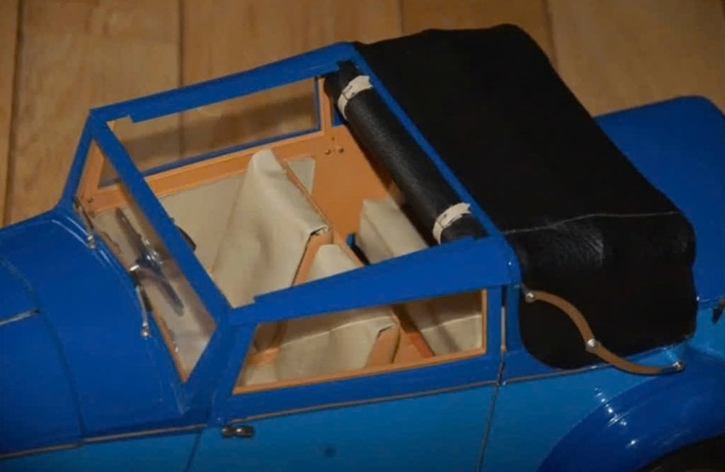 1:8 ROLLS ROYCE AMBASADOR blue Pocher UNIEK see info WRH, Verzenden, Zo goed als nieuw, 1:5 t/m 1:8, Auto