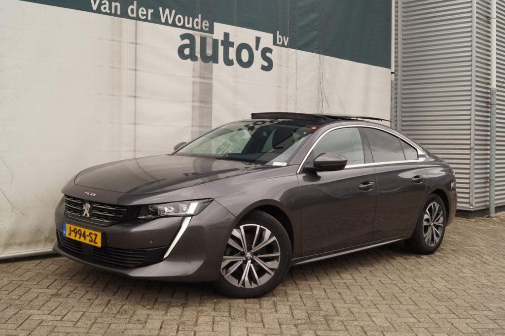 Peugeot 508 1.5 BlueHDI 130pk Allure -PANO-NAVI-ECC-PDC-, 745 kg, Stof, Gebruikt, Euro 6