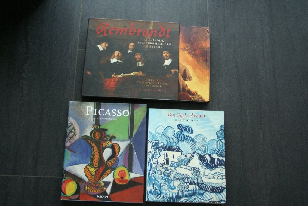 REMBRANDT (Box) / PABLO PICASSO / VAN GOGH tekenaar, Ophalen of Verzenden, Zo goed als nieuw, Overige onderwerpen