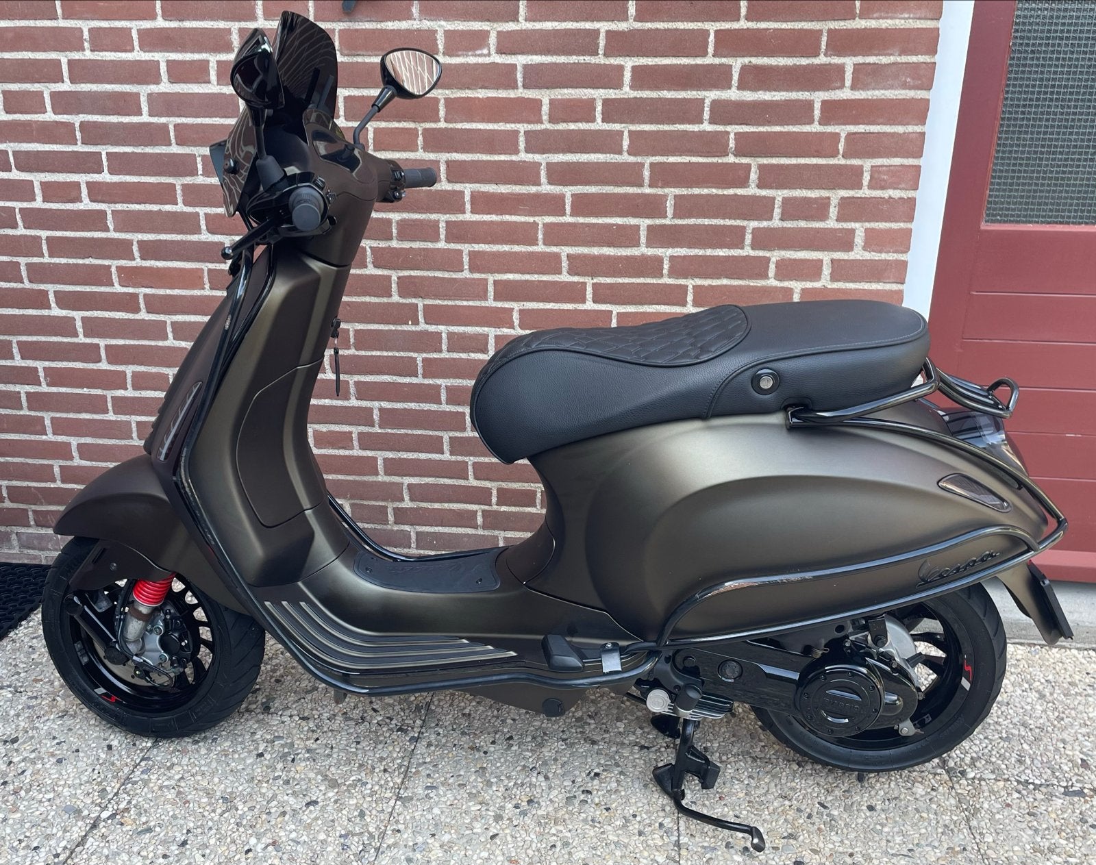 Piaggio Vespa Sprint Sport - Mat champagne bruin, Ophalen, Overige modellen, Maximaal 45 km/u, Zo goed als nieuw