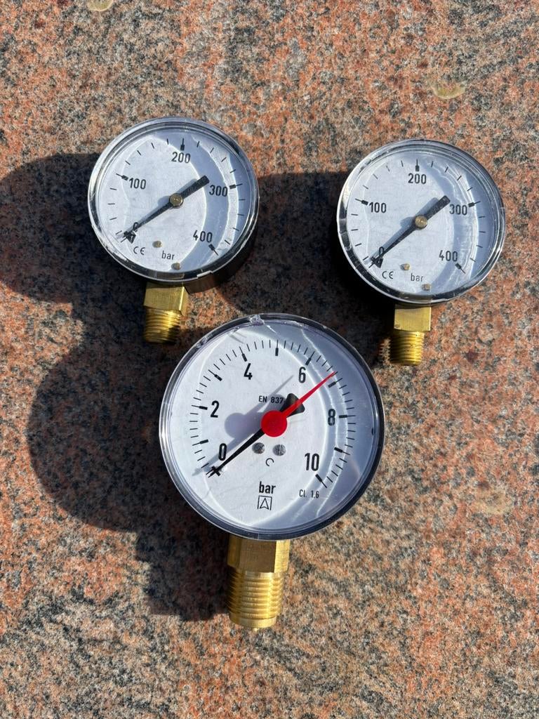 Drukmeter meter compressor drukvat luchtdruk, Ophalen of Verzenden, Nieuw
