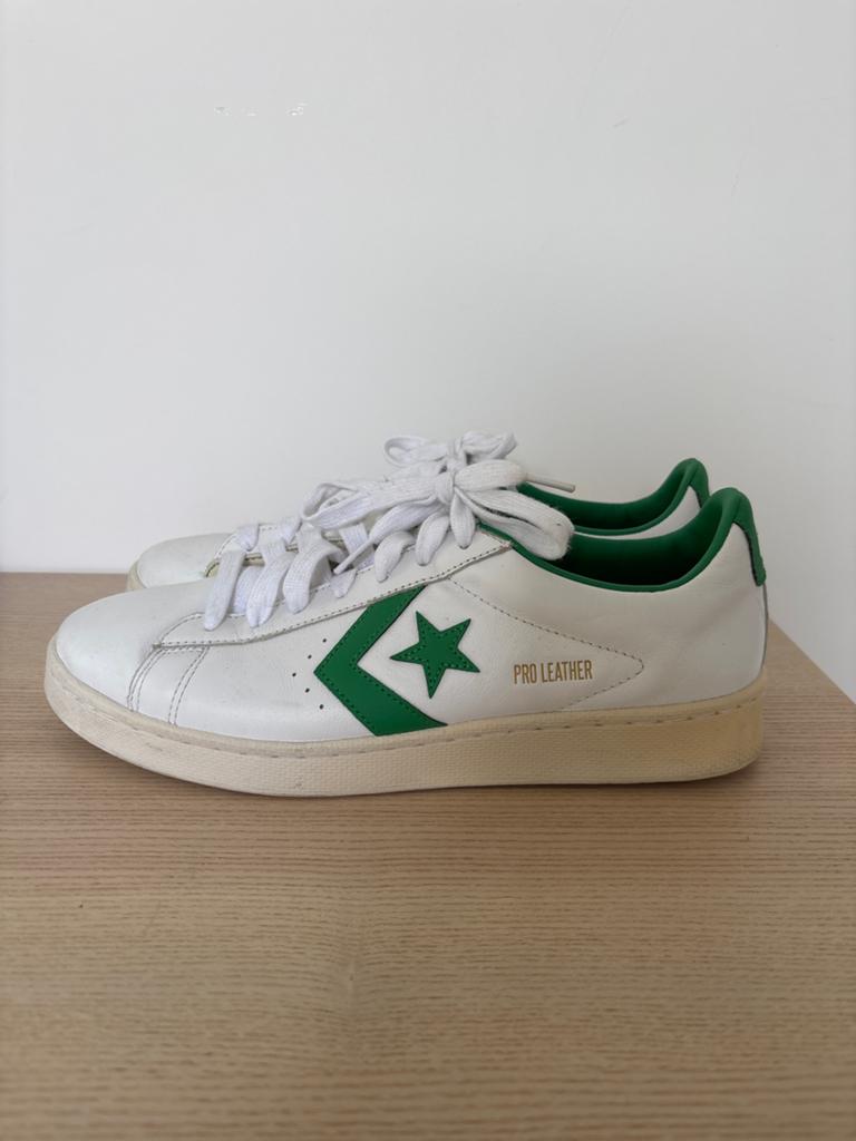 Converse Pro Leather Sneakers maat 44,5, Ophalen of Verzenden, Gedragen, Wit, Sneakers of Gympen
