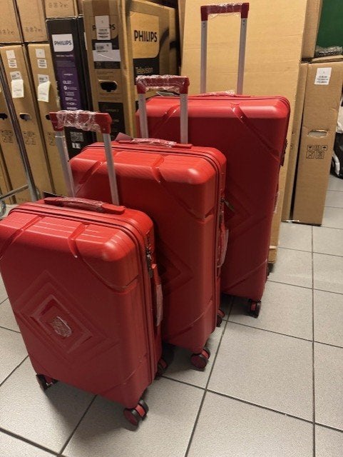 kwalitatieve koffers in aanbieding, Slot, Hard kunststof, Minder dan 50 cm, Ophalen of Verzenden