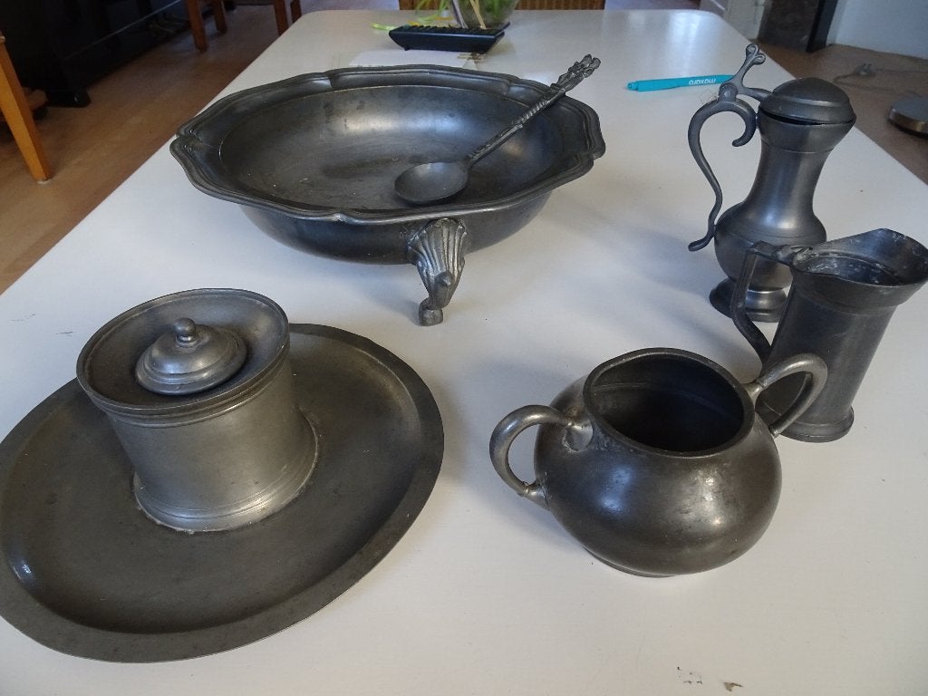 Mooie tinnen collectie, Antiek en Kunst, Ophalen of Verzenden