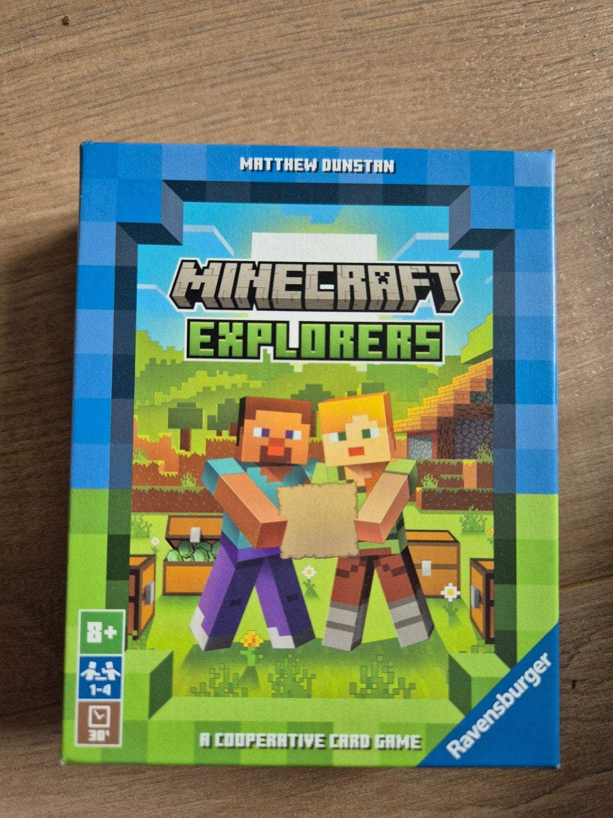 Minecraft Explorers: Een coöperatief kaartspel, Een of twee spelers, Ophalen, Zo goed als nieuw, Ravensburger