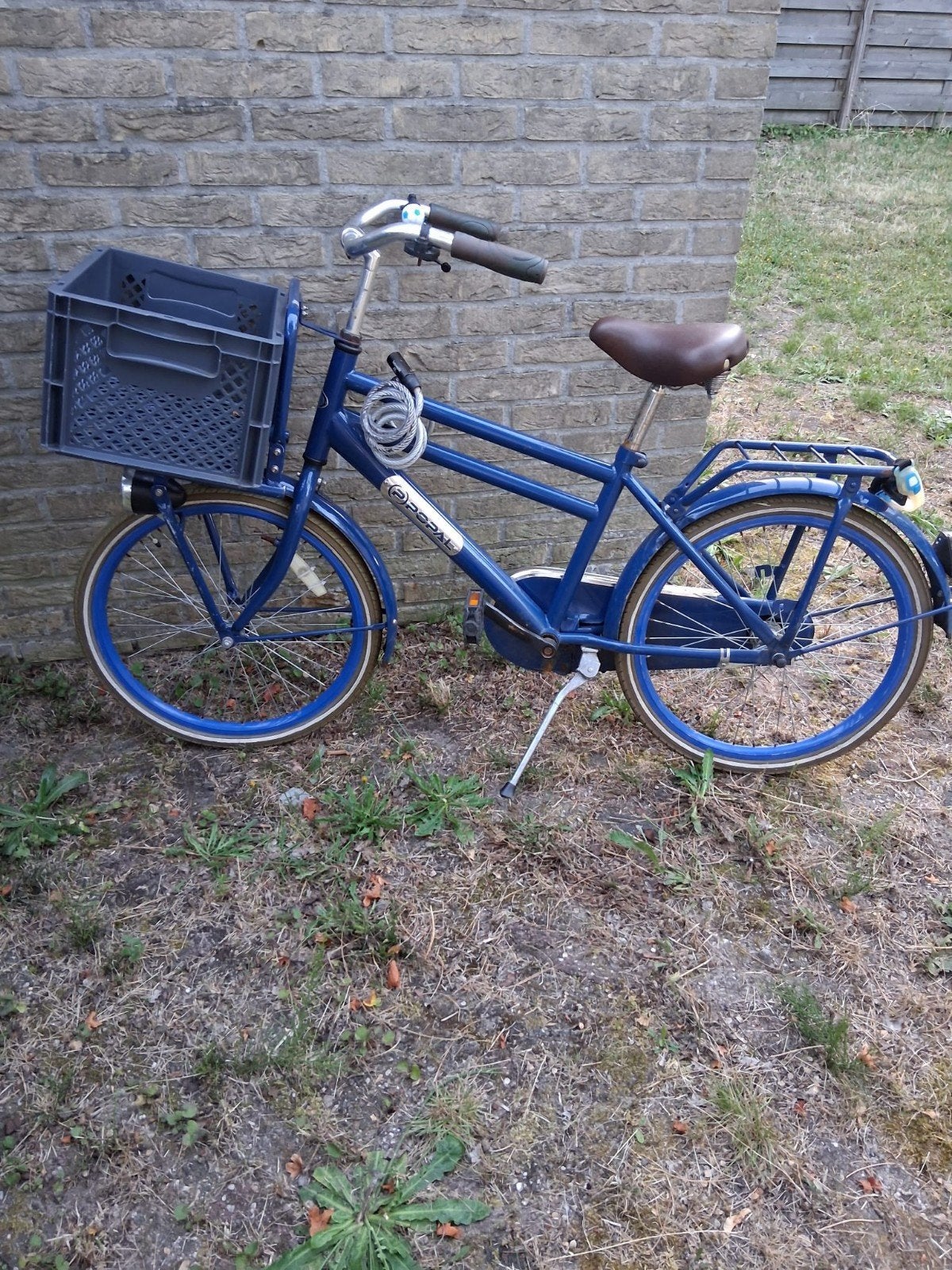 Popal fiets 22 inch met mand - Ideaal voor kinderen!, Ophalen, Terugtraprem, 22 inch, Gebruikt