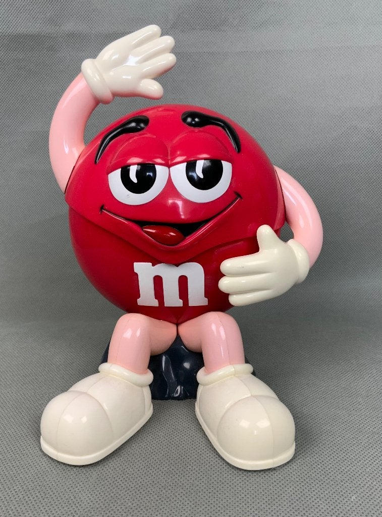 M&M’s Red snoepdispenser, Verzamelen, Merken en Reclamevoorwerpen, Gebruikt, Gebruiksvoorwerp, Ophalen of Verzenden