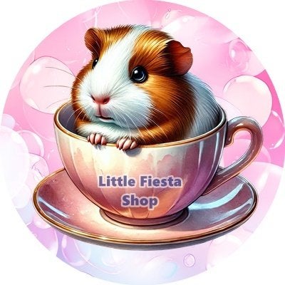 lf950 icing luxe cavia 18cm eetbare taart plaat print, Hobby en Vrije tijd, Ophalen of Verzenden, Nieuw, Taarten, Versiering