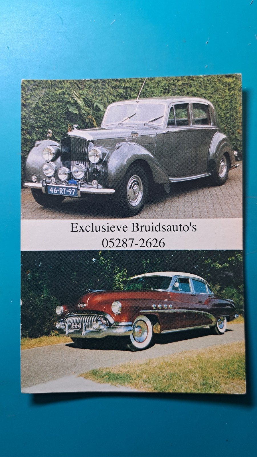 Zuidwolde. trouwauto's BCN , Bentley Buick Roadmaster, Ophalen of Verzenden, 1960 tot 1980, Ongelopen, Drenthe