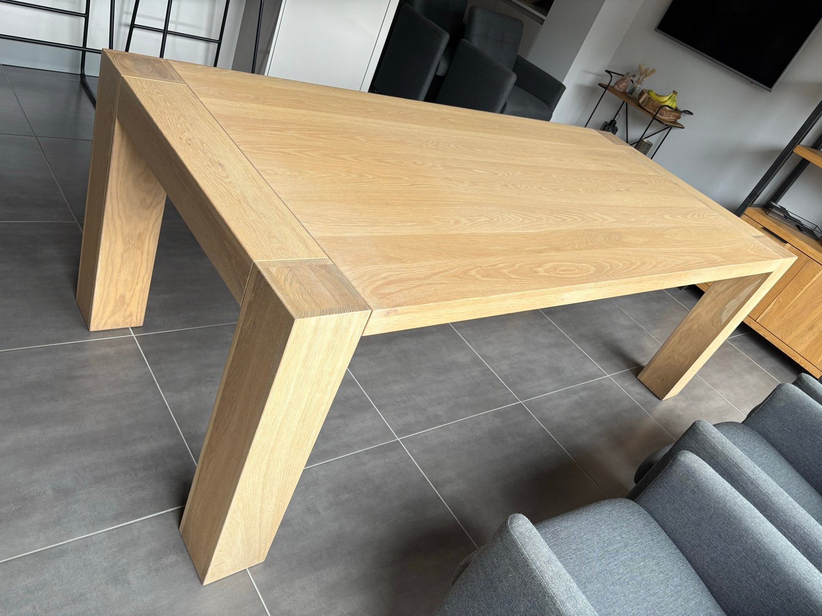 Eiken eettafel - Zo goed als nieuw
