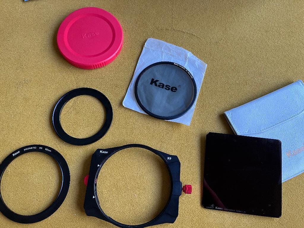 Kase K100-X filtersysteem met CPL en ND64 filter, Overige merken, Polarisatiefilter, Ophalen of Verzenden, Zo goed als nieuw