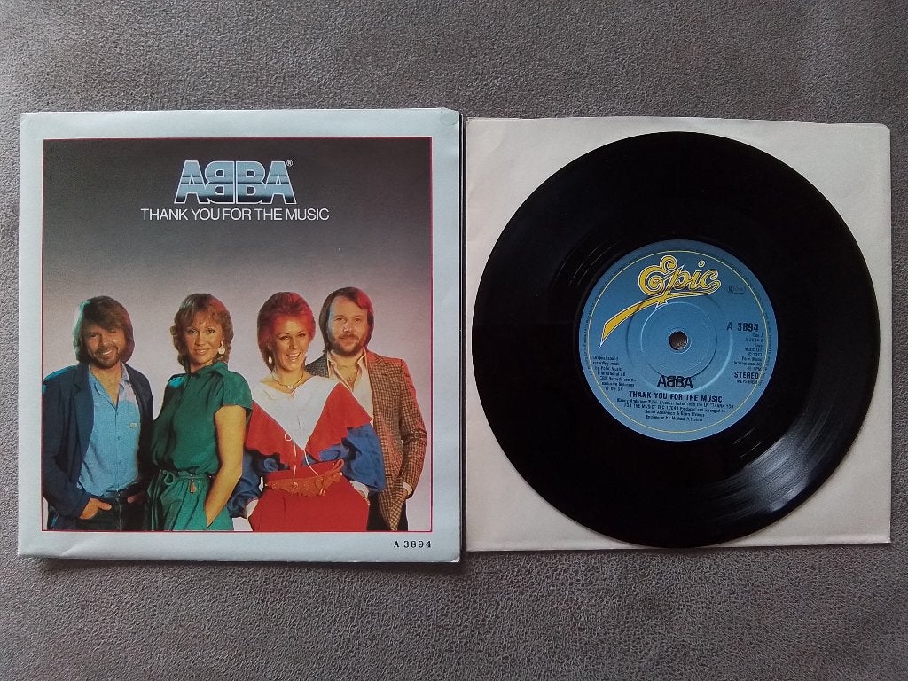 ABBA single met bijzondere poster - hoes, Gebruikt, 7 inch, Pop, Single