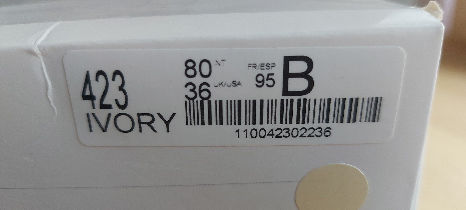 Poirier Bruidsbody Ivoor 80B, Ophalen of Verzenden