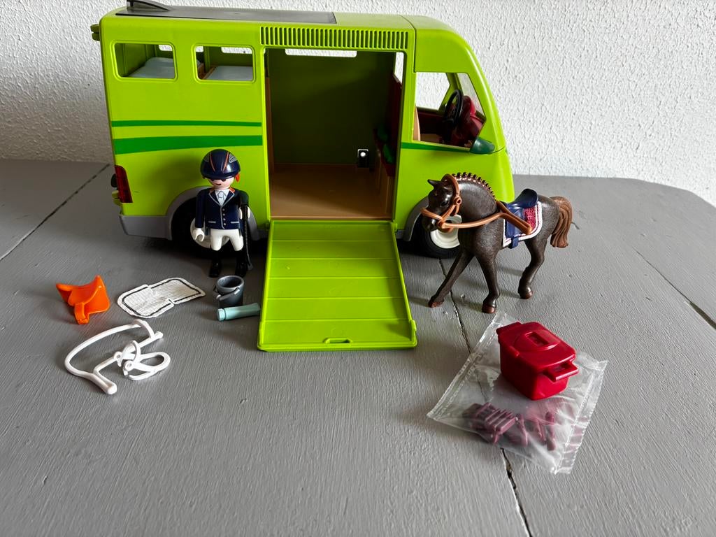 Playmobil country paardenvrachtwage, Ophalen, Zo goed als nieuw, Complete set
