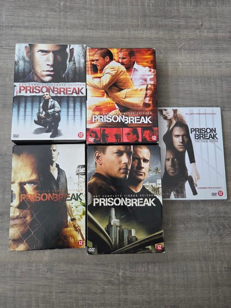 Prison Break Seizoen 1-4 + The Final Break DVD Boxset, Gebruikt, Boxset, Ophalen of Verzenden, Actie en Avontuur