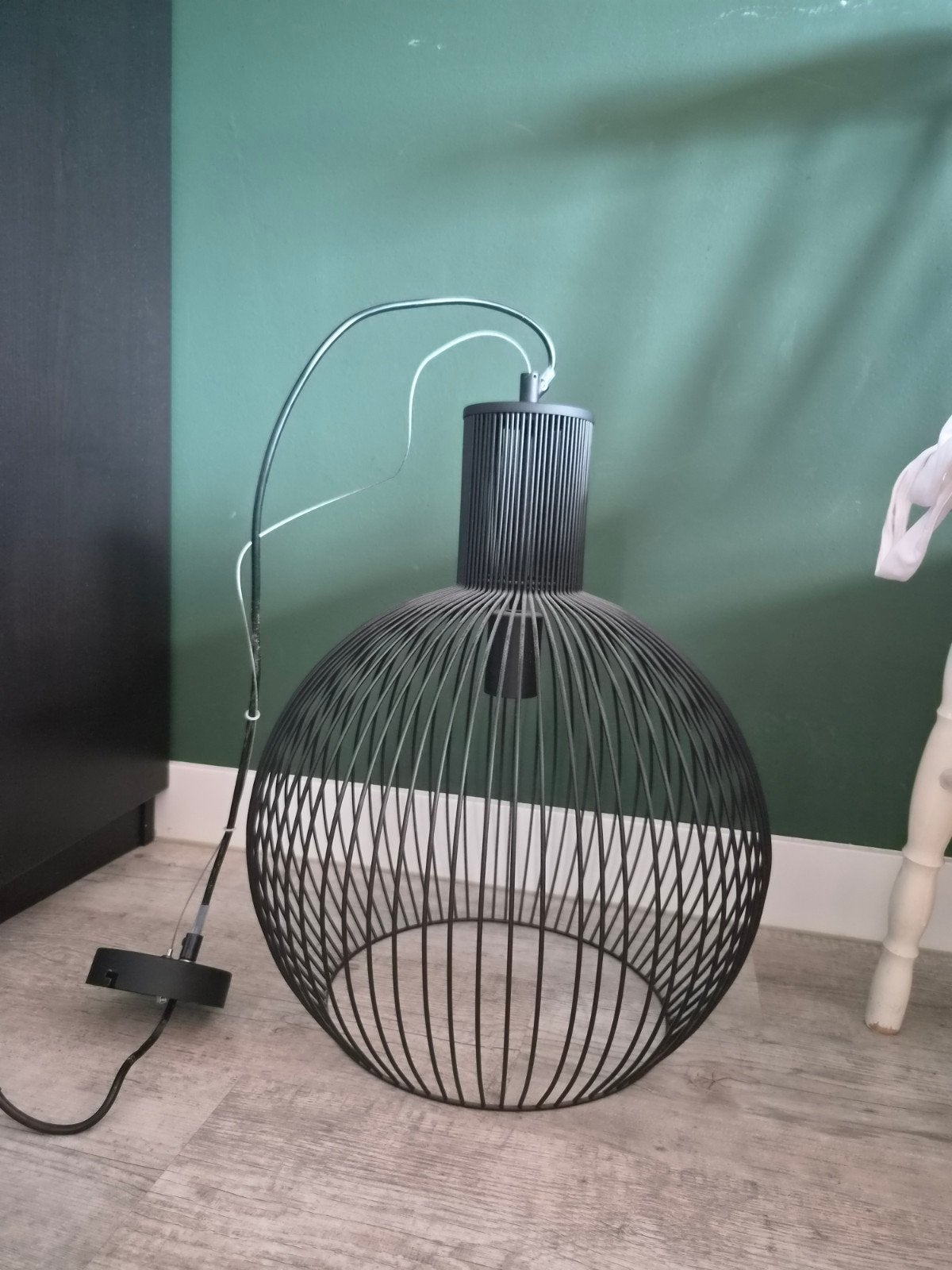 hanglamp industriël, Ophalen, Zo goed als nieuw, Metaal, Industrieel