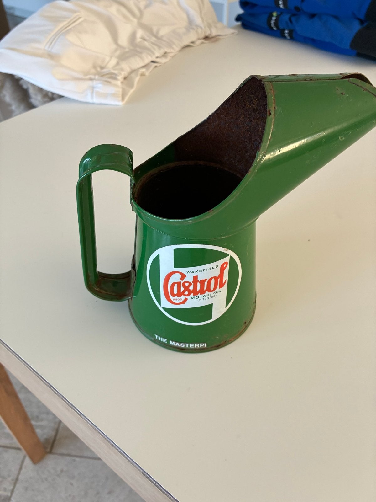 Vintage Castrol Oliekan Jaren '50 - Decoratie Stuk, Ophalen of Verzenden
