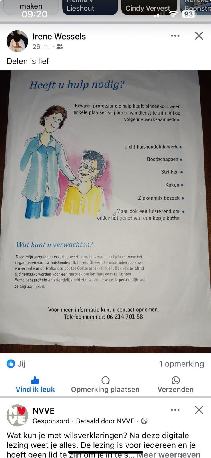 AANGEBODEN ERVAREN NANNY VOOR SENIOREN, Vacatures