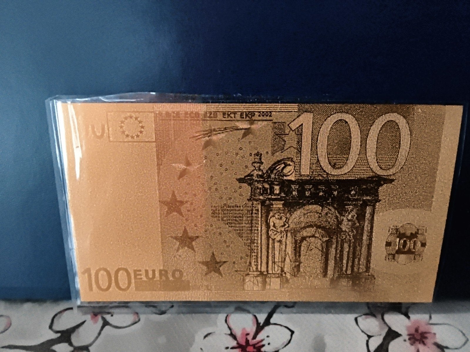 Gouden 100 Euro Biljet - Decoratief Verzamelobject, Ophalen of Verzenden, Overige landen, 100 euro, Los biljet