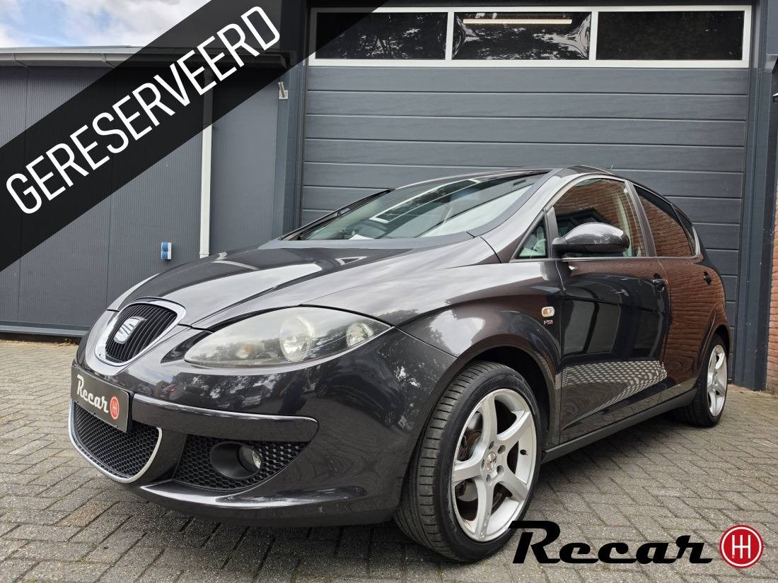 Seat Altea - *GERESERVEERD*/Clima/Cruise/Trekh/GoedOh, Auto's, Seat, Gebruikt, Zwart, Leder, Euro 4