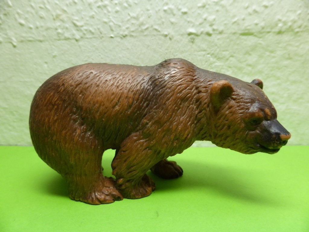 Schleich 14021 bruine beer (1988), dierfiguur, Verzenden, Gebruikt, Wild dier, Beeldje of Figuurtje