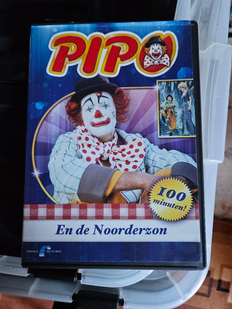 2 dvd's van pipo de clown zie beschrijving, Alle leeftijden, Ophalen of Verzenden, Zo goed als nieuw, Komedie