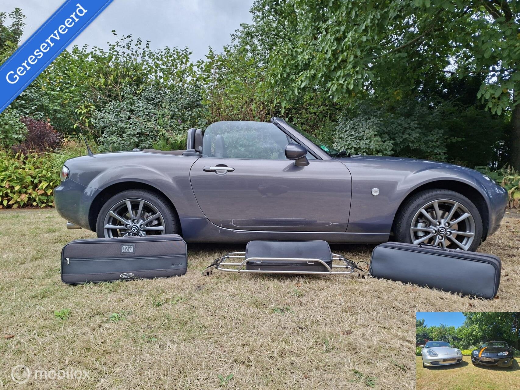 Prachtige Mazda MX-5 2.0 Niseko vrijwel nieuwstaat!, Achterwielaandrijving, 4 cilinders, Cabriolet, 160 pk