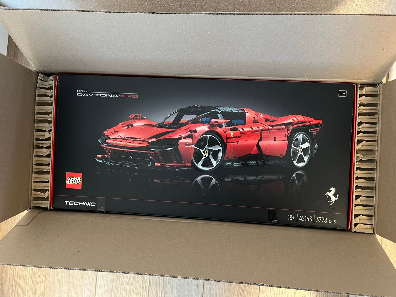 Nieuw LEGO Technic Ferrari Daytona SP3 42143, Ophalen, Nieuw