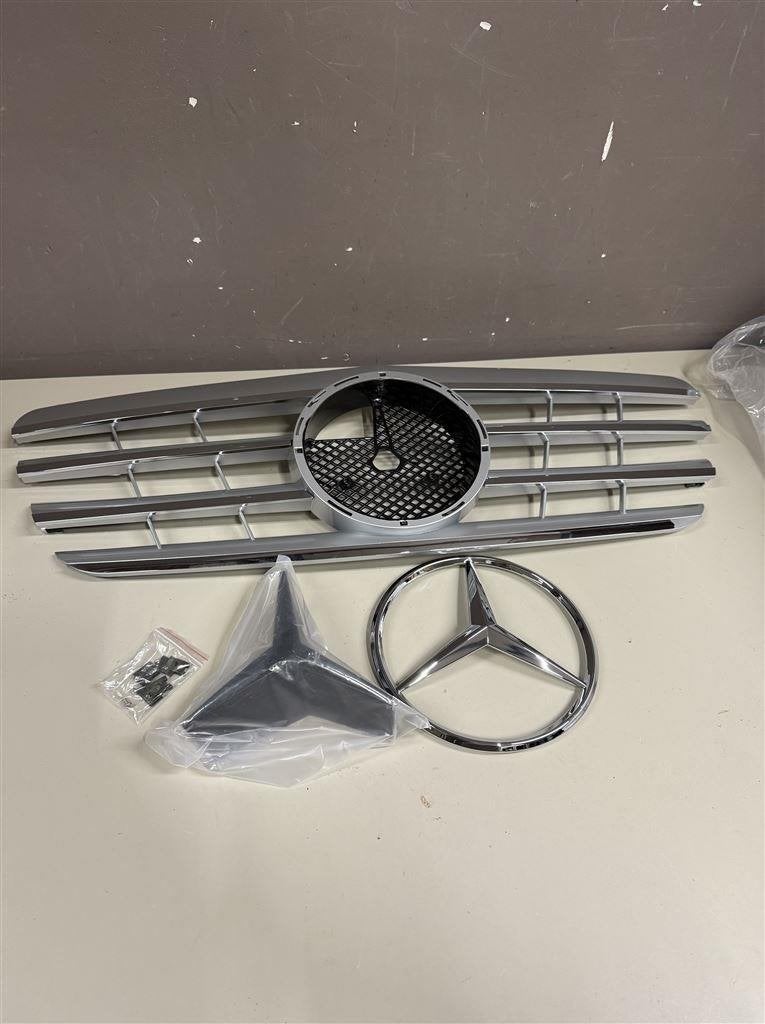 Mercedes grille - 2000 Facelift Mercedes E w210 s210 AMG Chr, Auto diversen, Ophalen of Verzenden, Nieuw