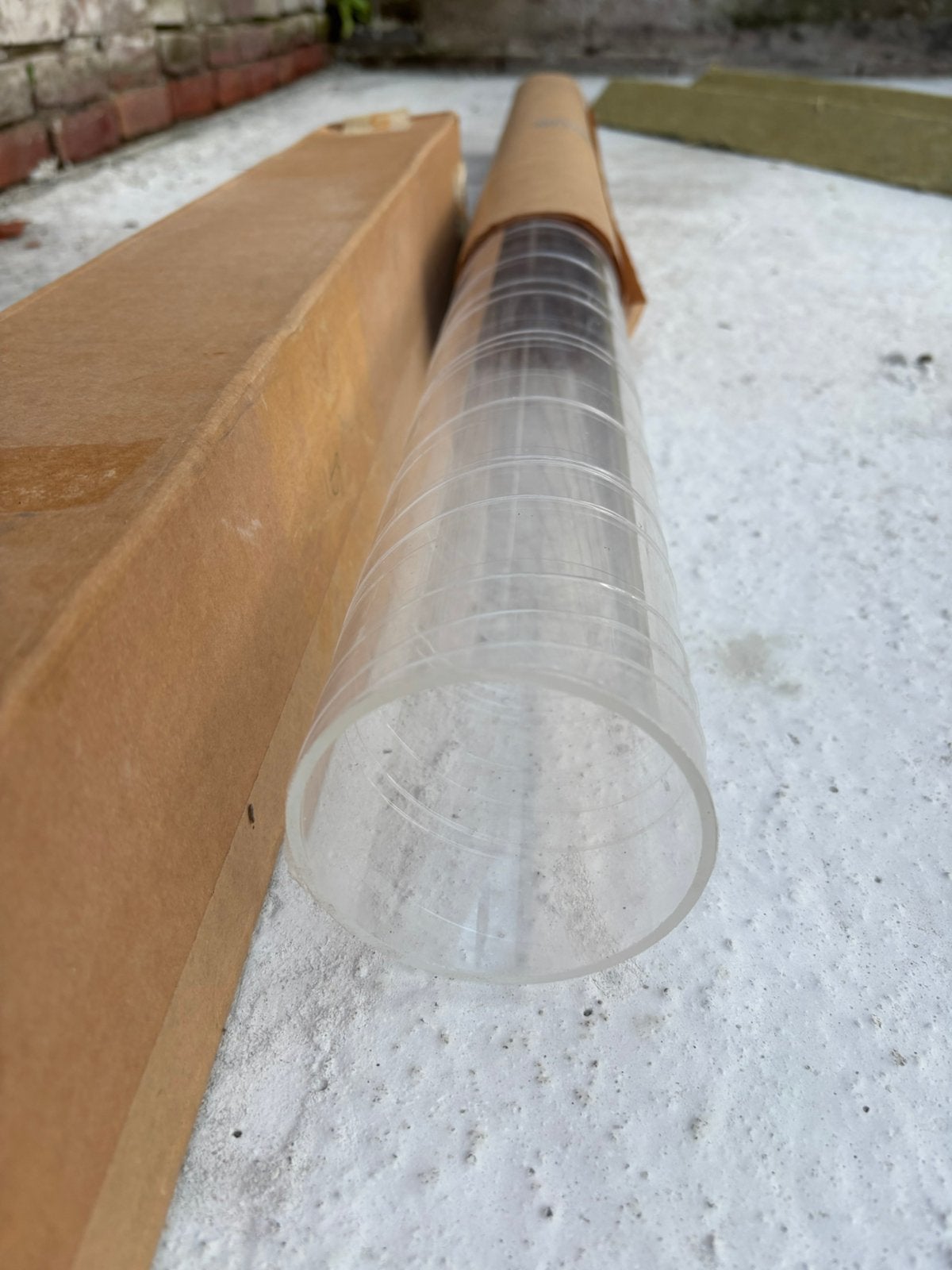 Kunststofbuis 100mm / 3 mm wand /1000 mm lang, Ophalen of Verzenden, Zo goed als nieuw