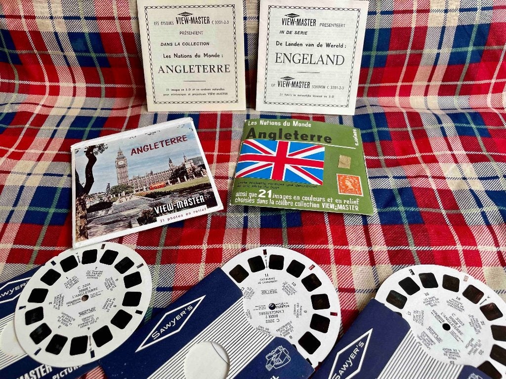 Vintage viewmaster Engeland, Verzamelen, Ophalen of Verzenden, Gebruikt