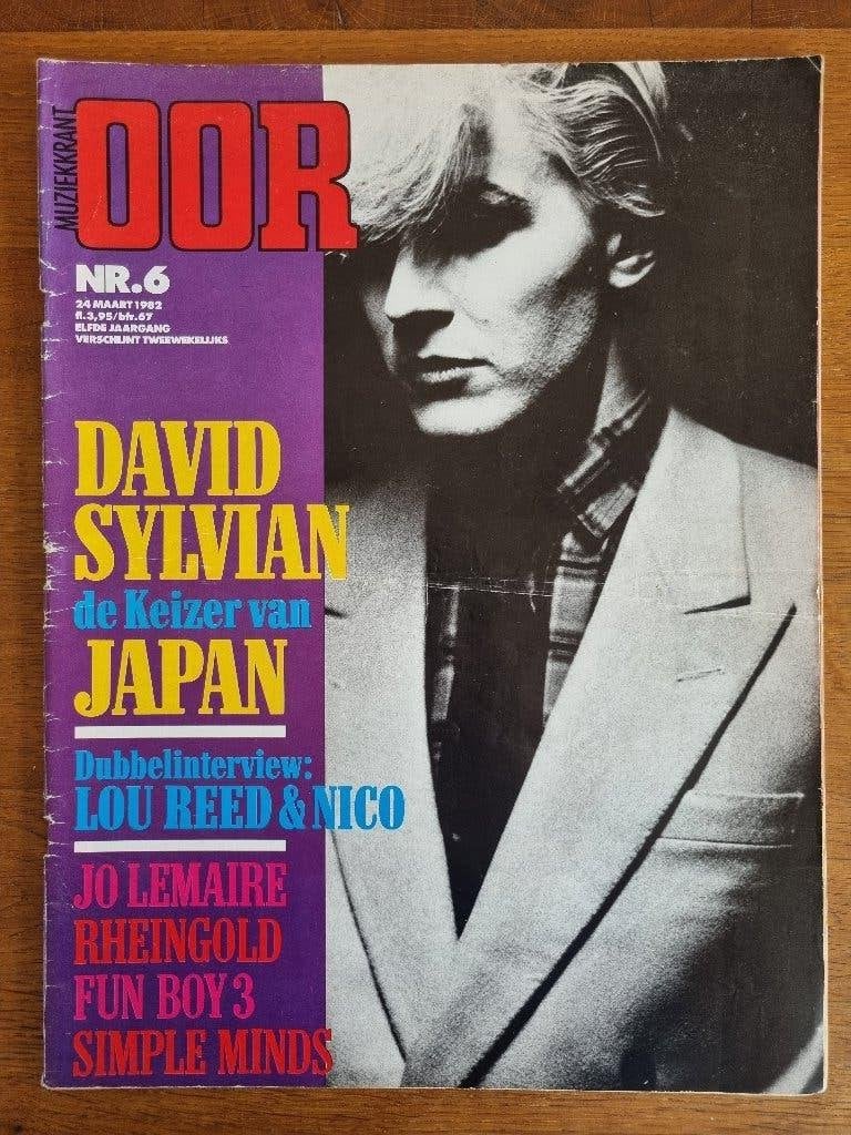 Muziekkrant Oor jaargang 1982 Cave Bush Jagger Sylvian, Boeken, Ophalen of Verzenden, Gelezen, Muziek, Film of Tv