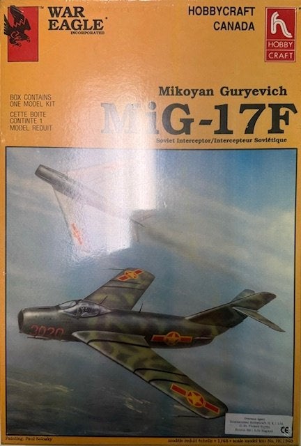 Coelianmodels, Hobby Craft 1593, Mig 17F, 1/48, €14,99, Overige merken, Nieuw, Ophalen of Verzenden, Groter dan 1:72