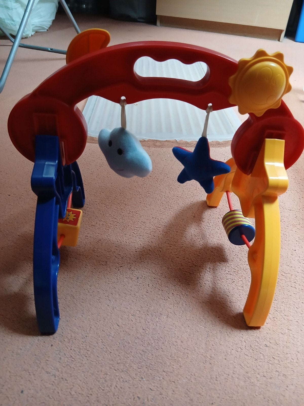 Poppenspeelgoed - Babygym met hangende speeltjes, Ophalen of Verzenden, Zo goed als nieuw, Babypop